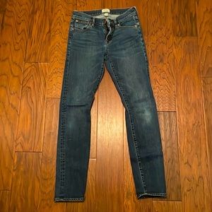 J. Crew Selvedge Toothpick Denim. 25